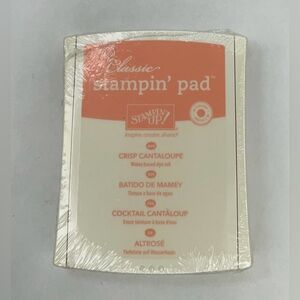 Stampin' Up!  Classic Crisp Cantaloupe Ink Pad-New/Retired/Waterbased